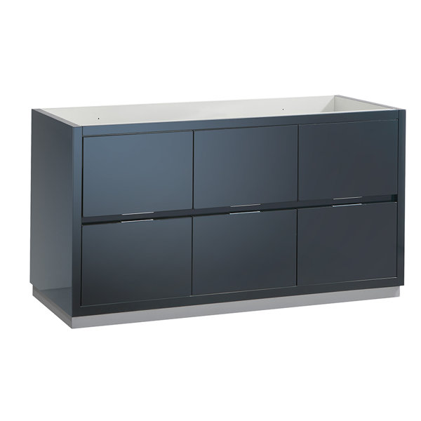 Fresca Senza Valencia 60" Single Bathroom Vanity Base Only Wayfair